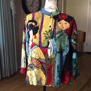 Chico’s Design Silk Blouse